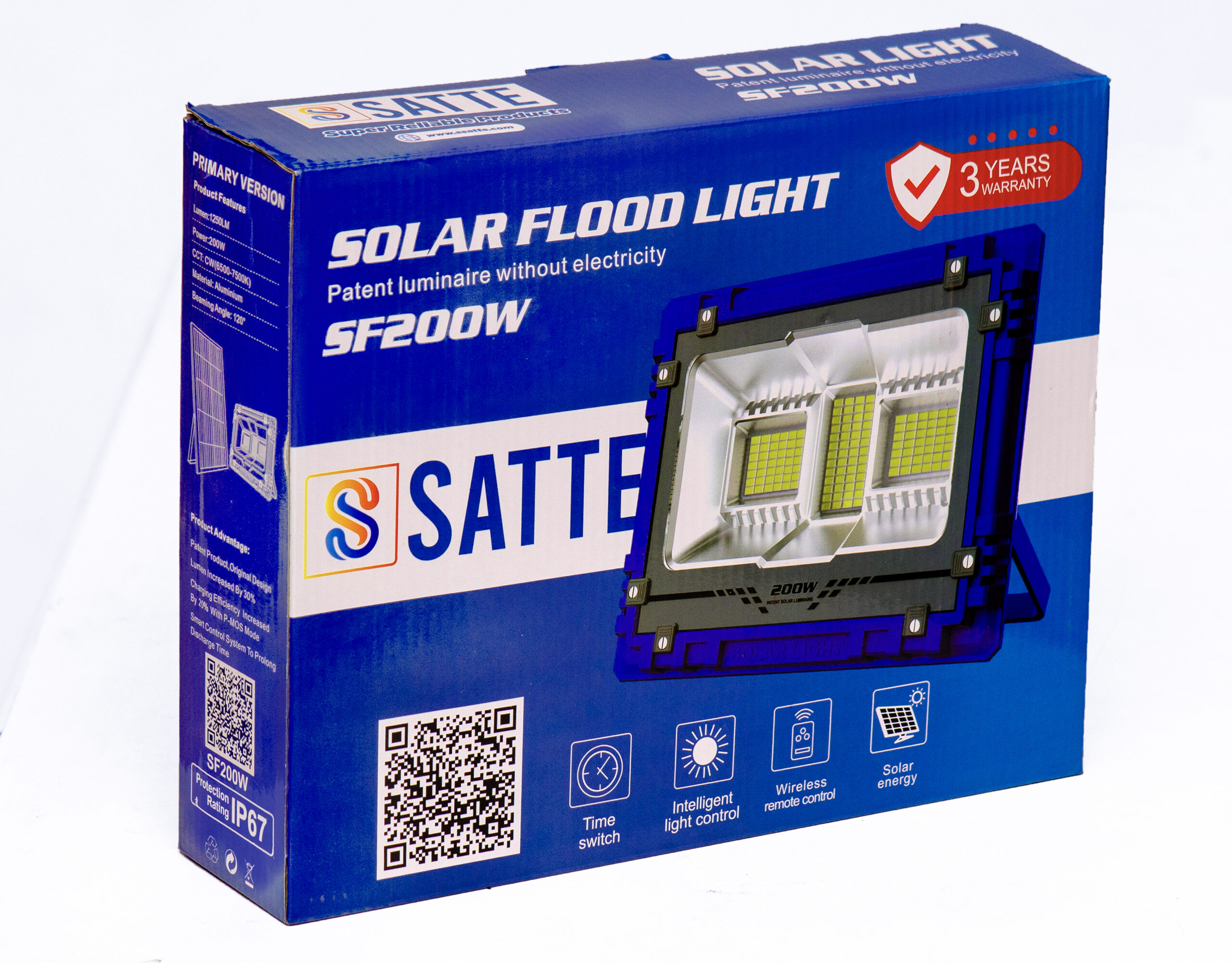 Solar Flood Light SF 200W 18AH - Image 2